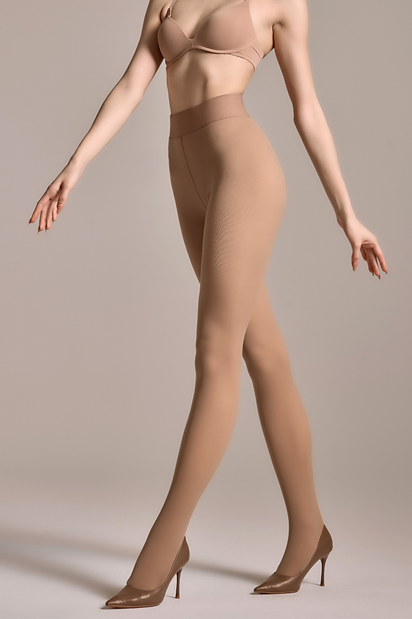 Pantimedias transparentes falsas de poliéster – Illusion Sheer