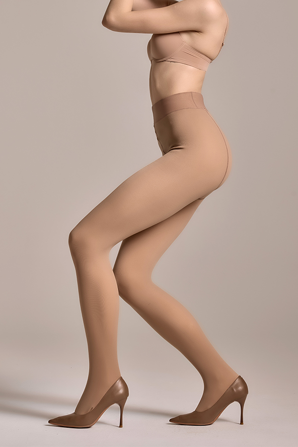 Pantimedias transparentes falsas de poliéster – Illusion Sheer
